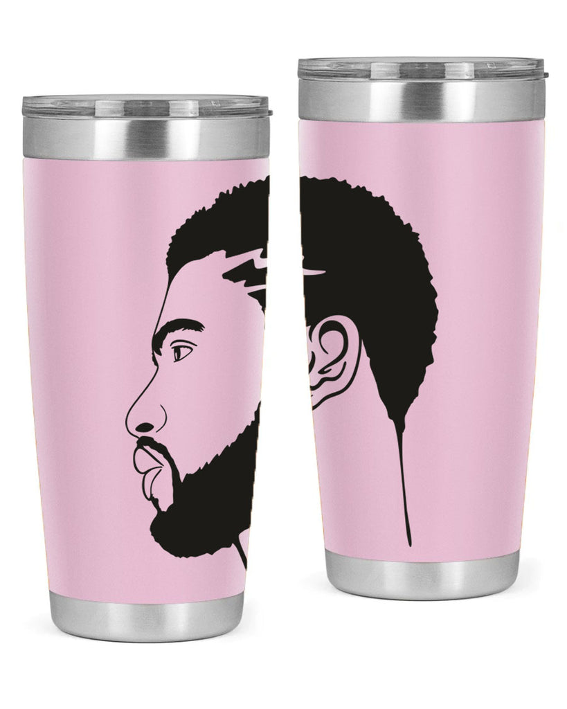 beardman 52#- black men - boys- tumbler