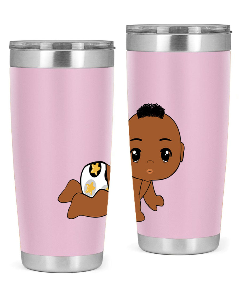 black baby boy 6#- black men - boys- tumbler