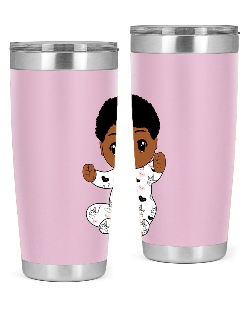 black baby boy 8#- black men - boys- tumbler
