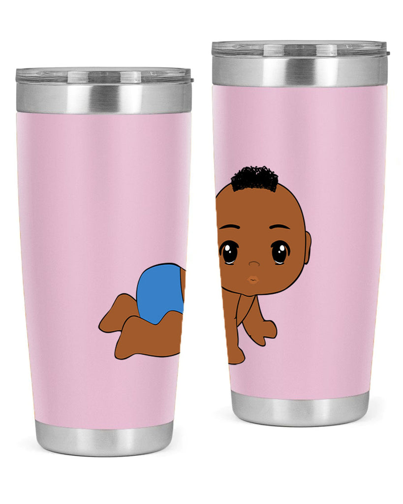 black baby boy 9#- black men - boys- tumbler