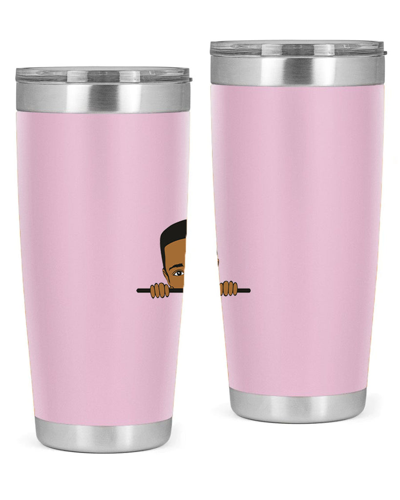 black boy 5#- black men - boys- tumbler