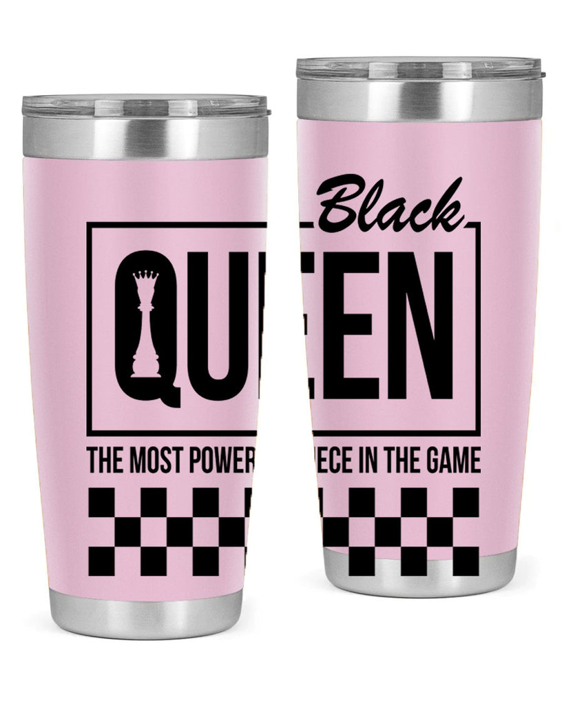 black queen chess checkered 221#- black words phrases- Cotton Tank
