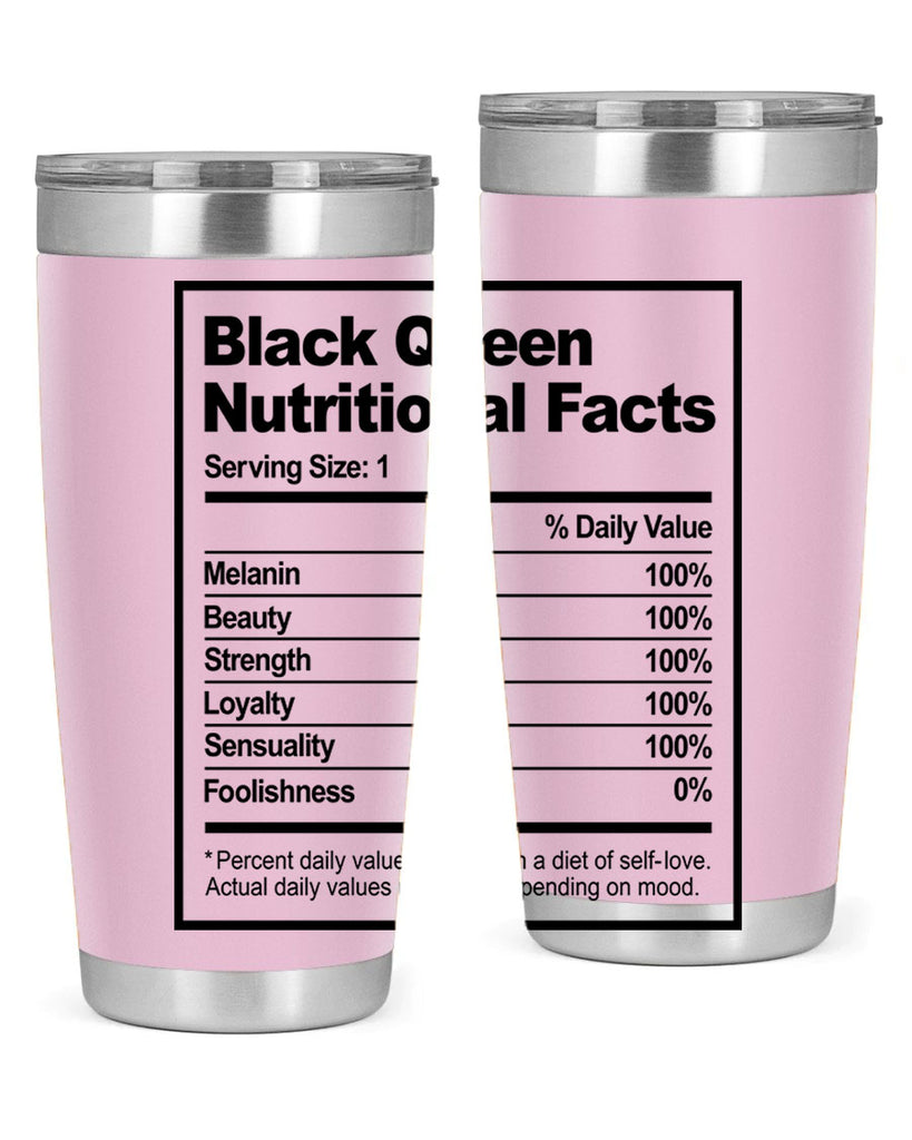 black queen nutritional facts 219#- black words phrases- Cotton Tank