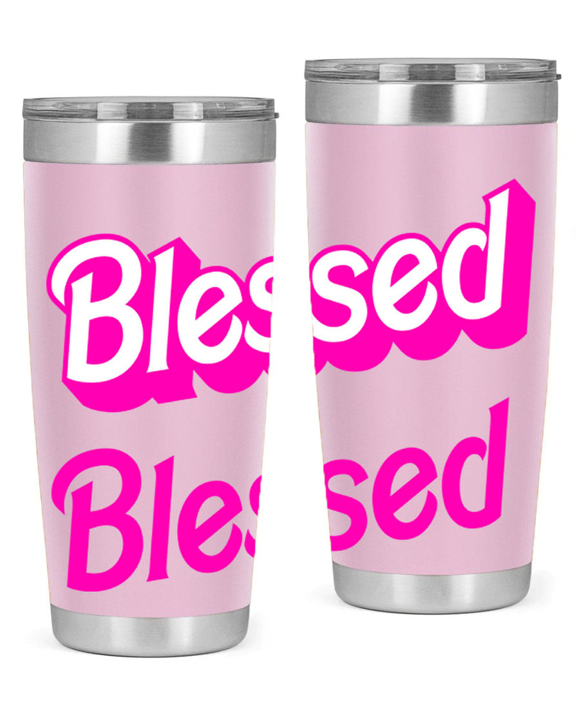 blessed barbie 193#- black words phrases- Cotton Tank