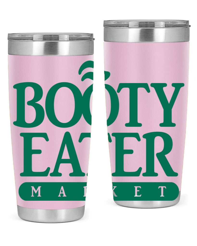 bootyeater 192#- black words phrases- Cotton Tank