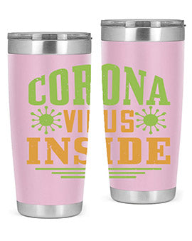 coronavirus inside Style 2#- corona virus- Tumbler