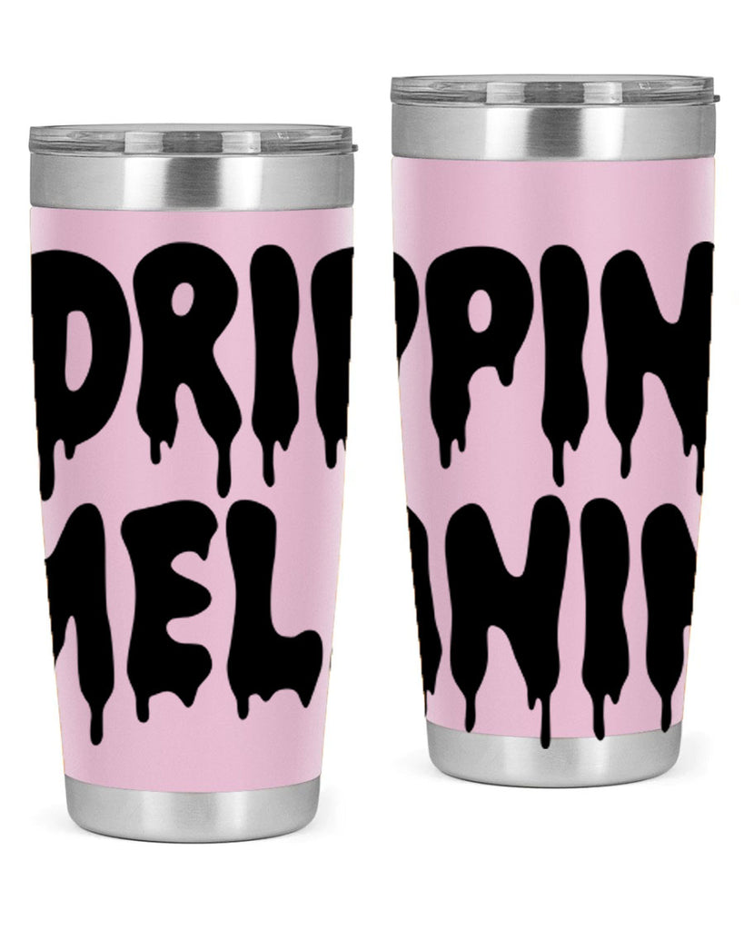 drippinmelanin  160#- black words phrases- Cotton Tank