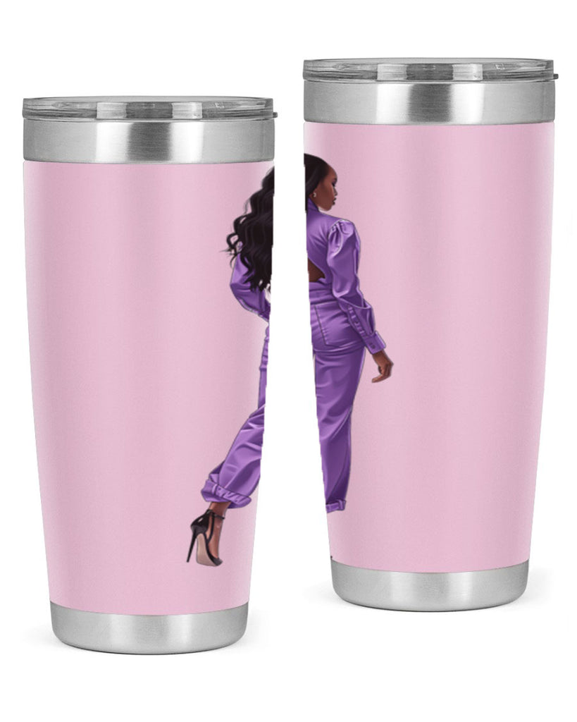 fashion girl in lavender 49#- fashion- Cotton Tank
