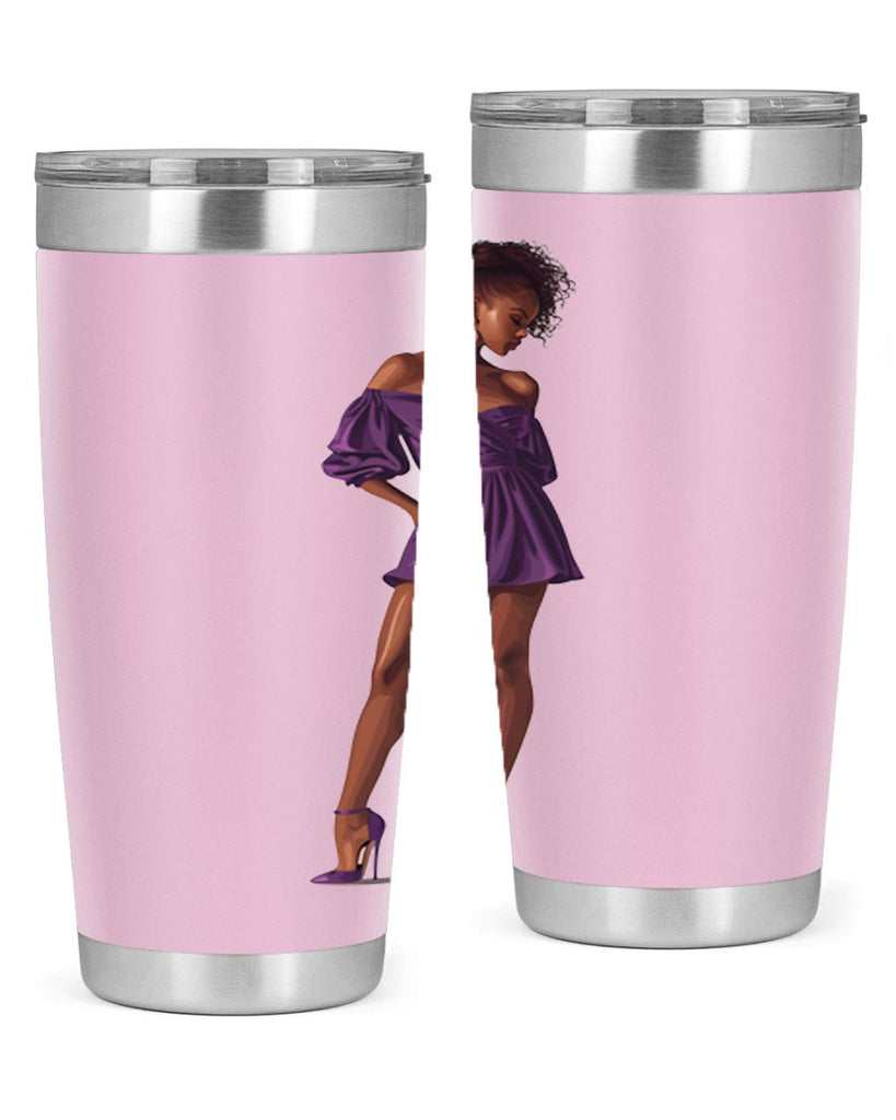 fashion girl in lavender 52#- fashion- Cotton Tank