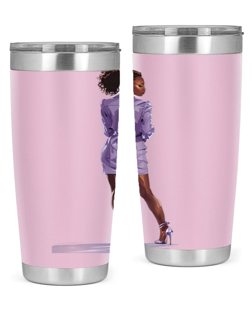 fashion girl in lavender 53#- fashion- Cotton Tank