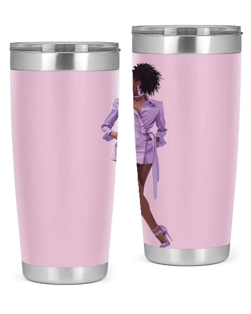 fashion girl in lavender 56#- fashion- Cotton Tank