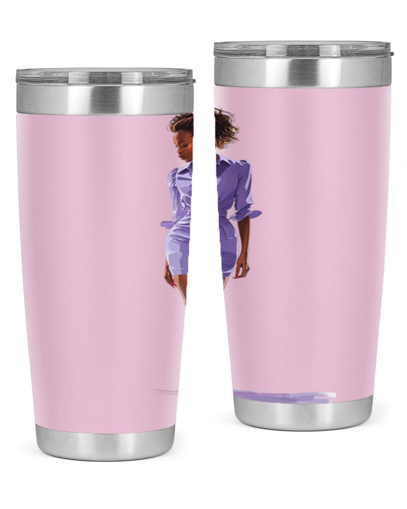 fashion girl in lavender 59#- fashion- Cotton Tank
