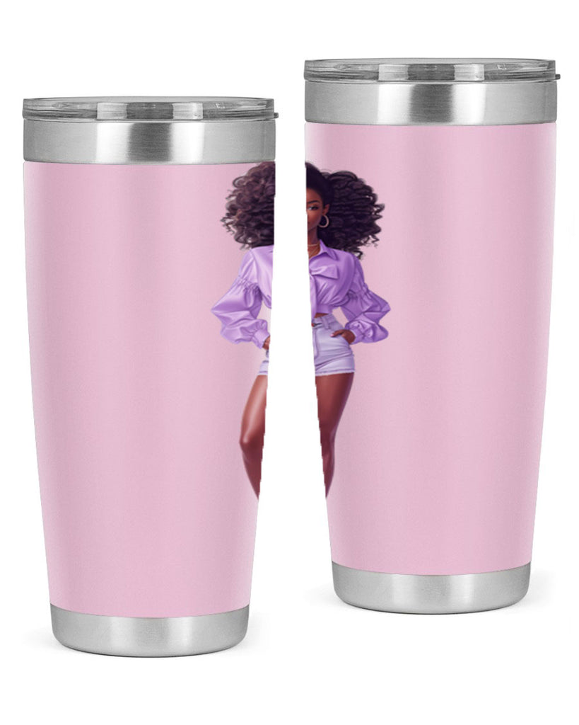 fashion girl in lavender 61#- fashion- Cotton Tank