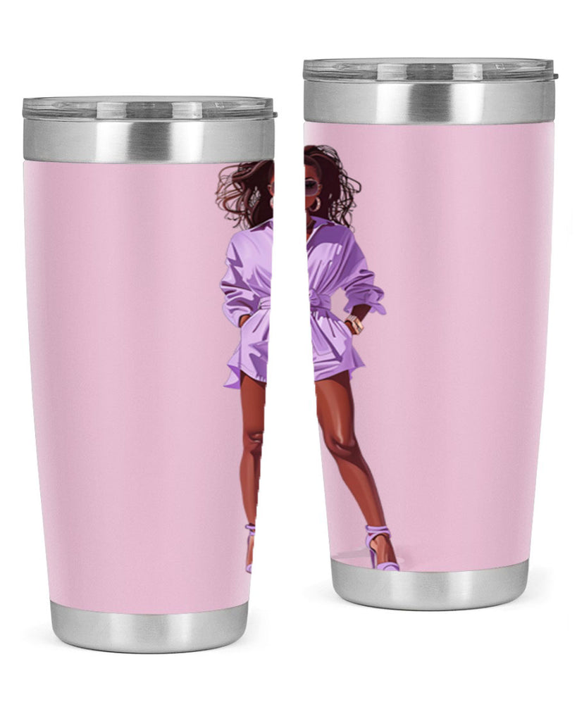 fashion girl in lavender 64#- fashion- Cotton Tank