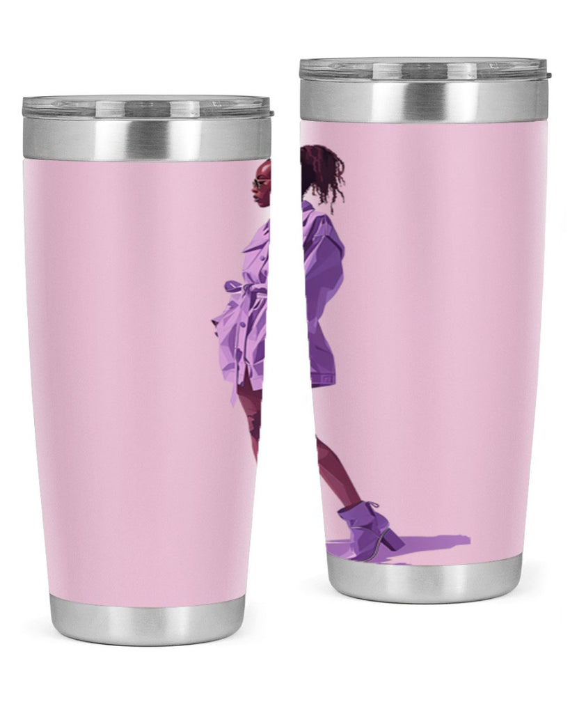 fashion girl in lavender 66#- fashion- Cotton Tank