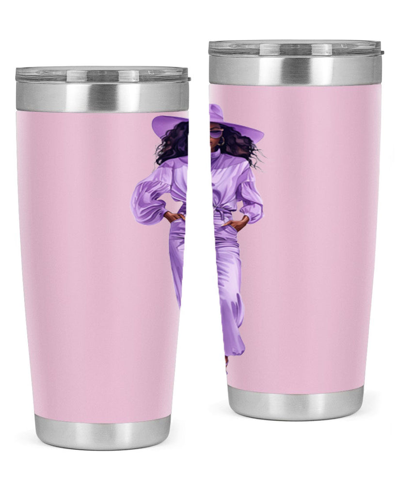 fashion girl in lavender 68#- fashion- Cotton Tank