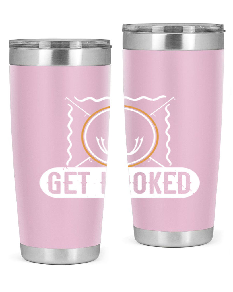 get hooked 264#- fishing- Tumbler