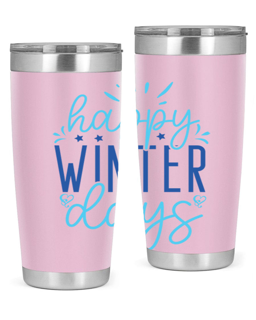 happy winter days 121#- winter- Tumbler