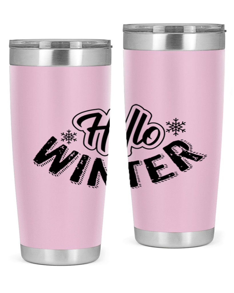 hello winter 169#- winter- Tumbler