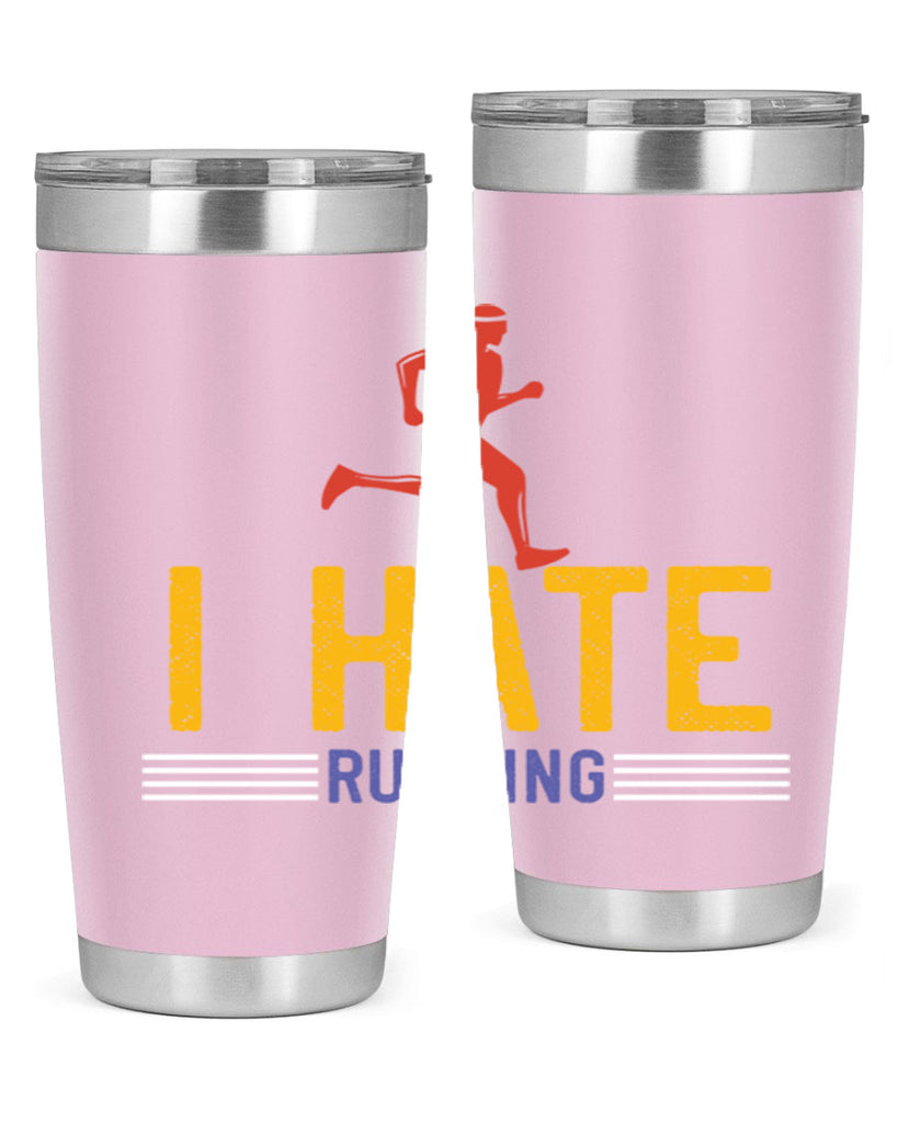 i hate running 40#- running- Tumbler