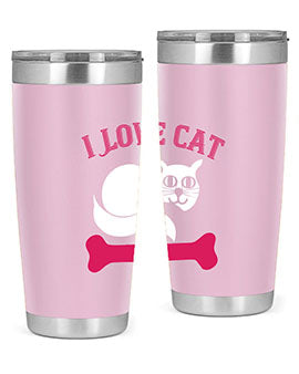 i love cat Style 55#- cat- Tumbler