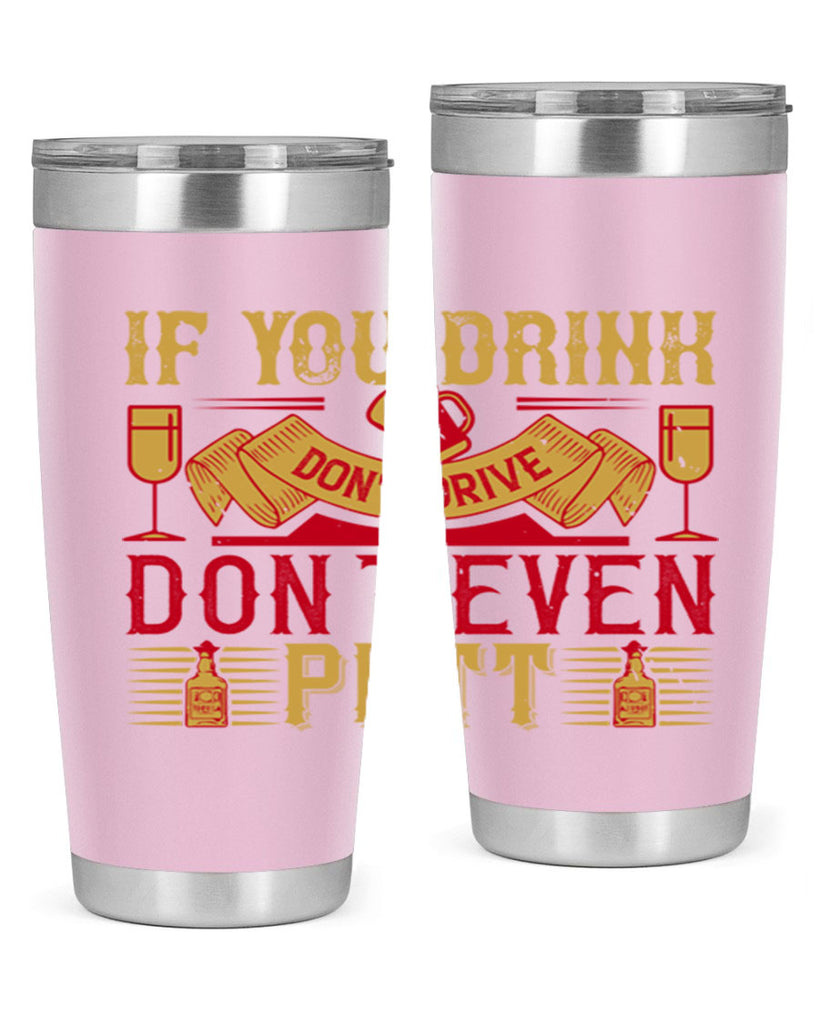 if you drink dont drive dont even putt 37#- drinking- Tumbler