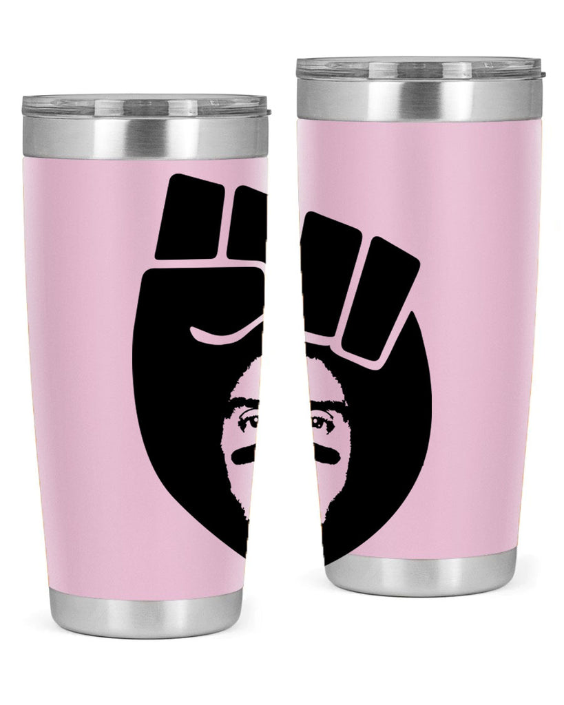 kaepernick fist hair 22#- black men - boys- tumbler