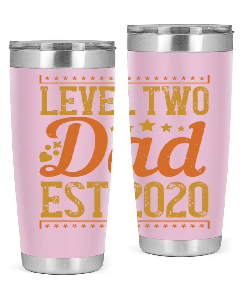 level dad est 189#- fathers day- Tumbler