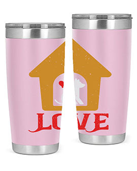 love Style 161#- dog- Tumbler