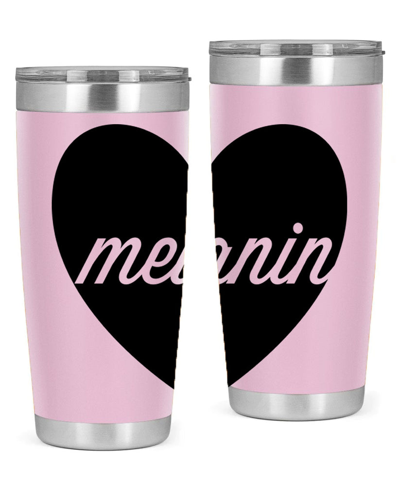 melanin loveheart 76#- black words phrases- Cotton Tank