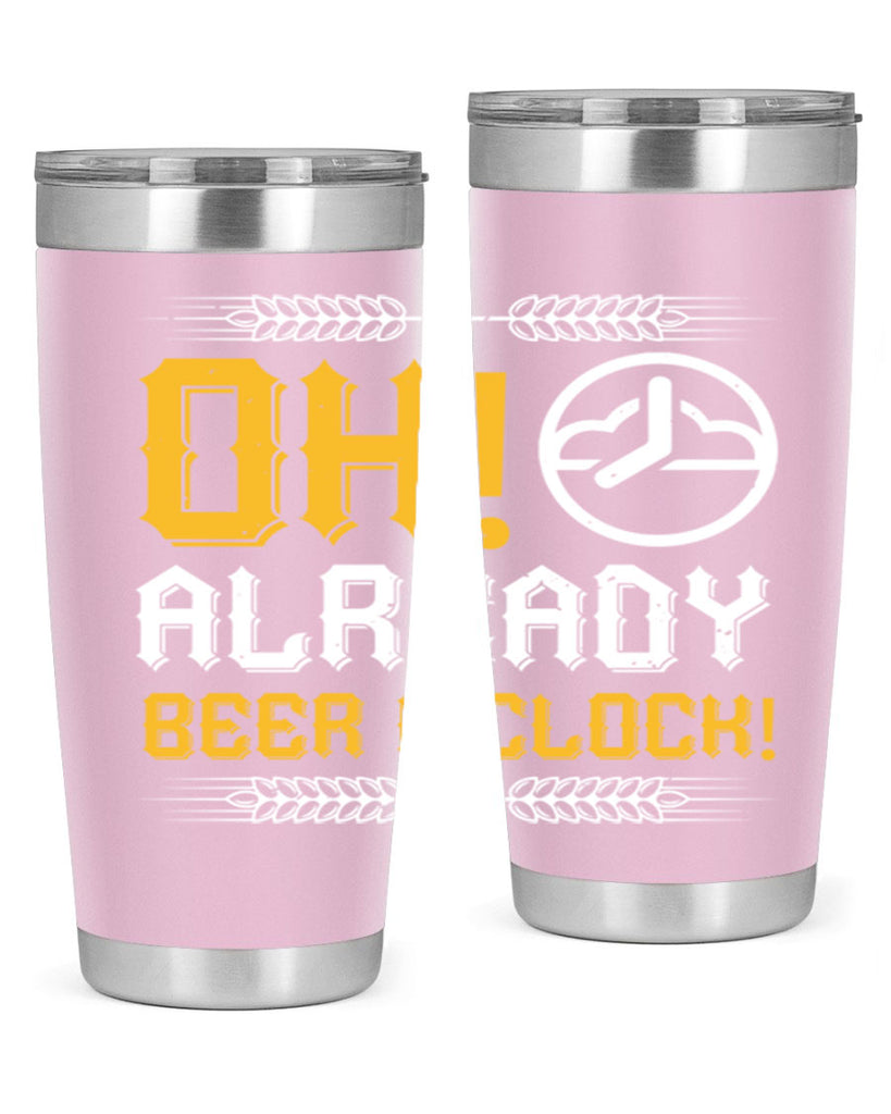 oh already beer oclock 54#- beer- Tumbler