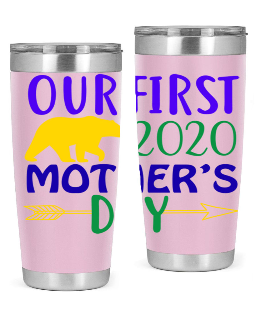 our first mothers day 4#- mardi gras- Tumbler