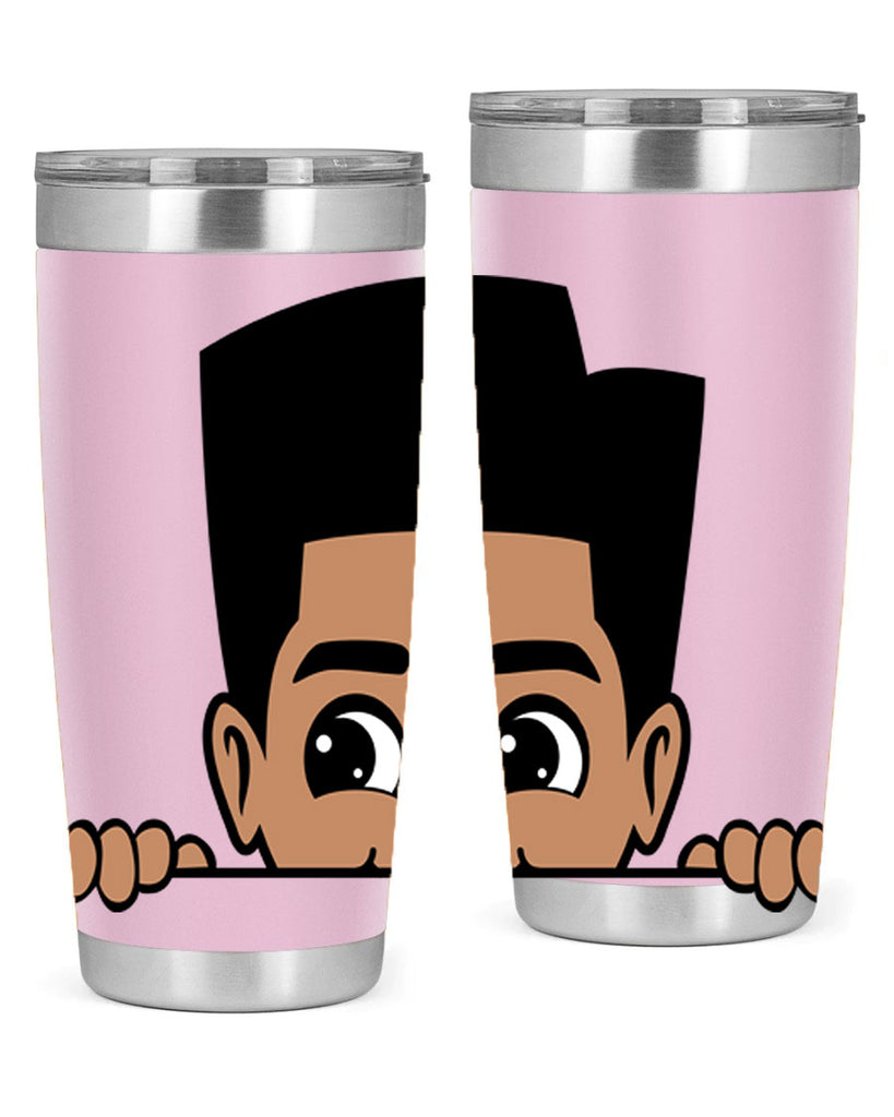 peekaboo boy 18#- black men - boys- tumbler