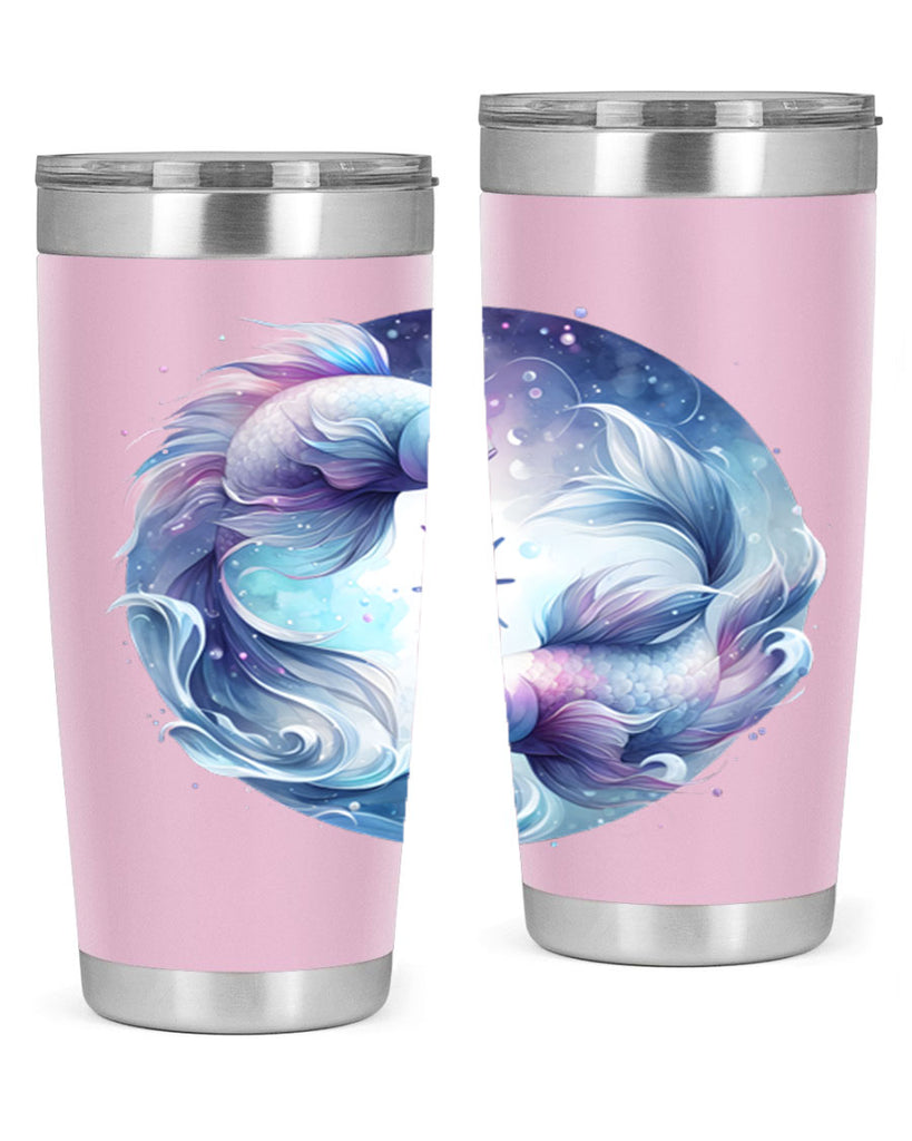 pisces 349#- zodiac- Tumbler