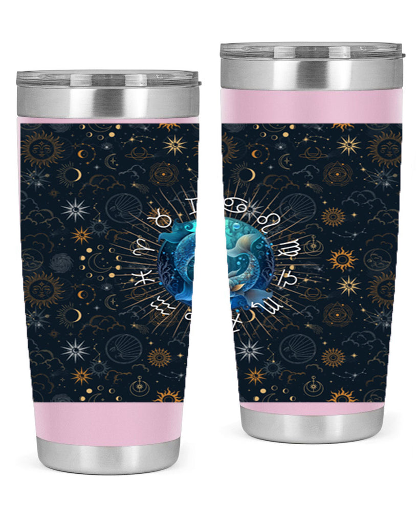 pisces Straight 366#- zodiac- Tumbler