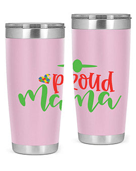 proud mama Style 38#- autism- Tumbler