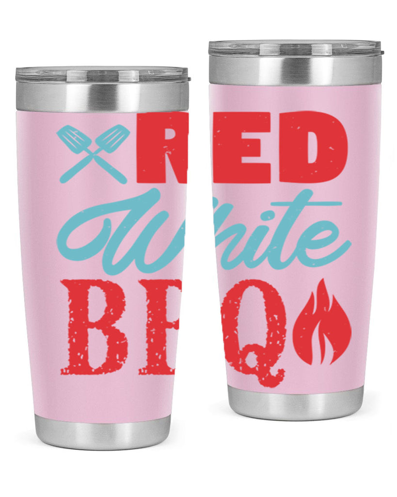 red white bbq 15#- bbq- Tumbler