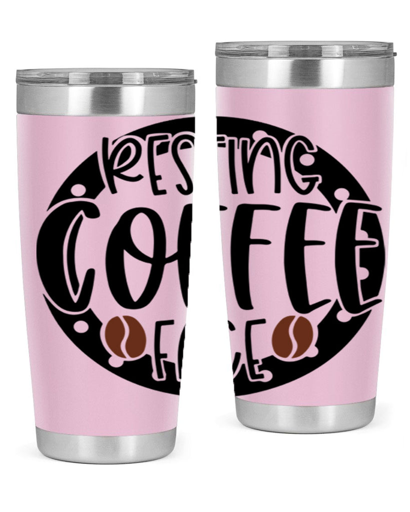 resting coffee face 41#- coffee- Tumbler