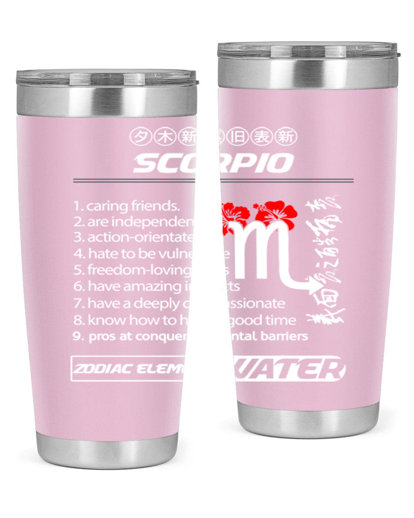 scorpio 456#- zodiac- Tumbler