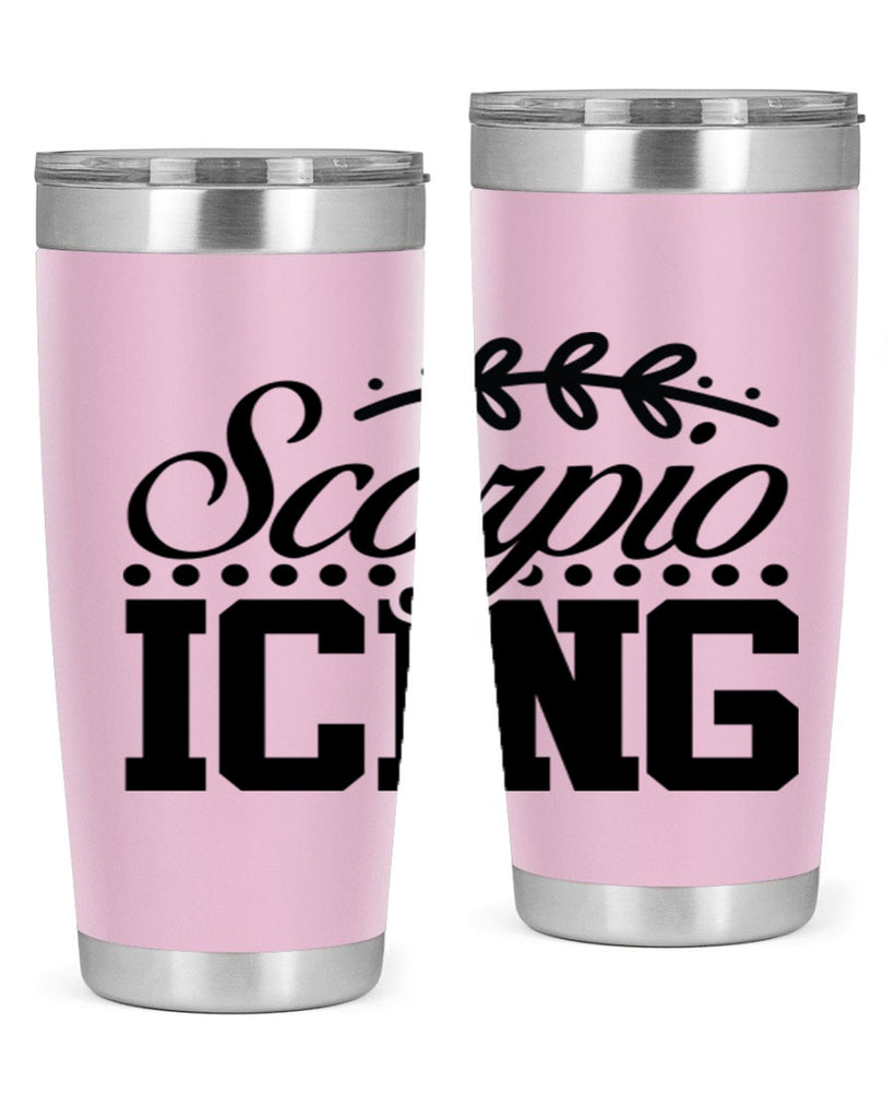 scorpio icing 442#- zodiac- Tumbler