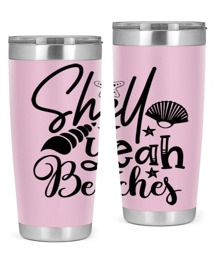 shell yeah beaches Style 75#- summer- Tumbler