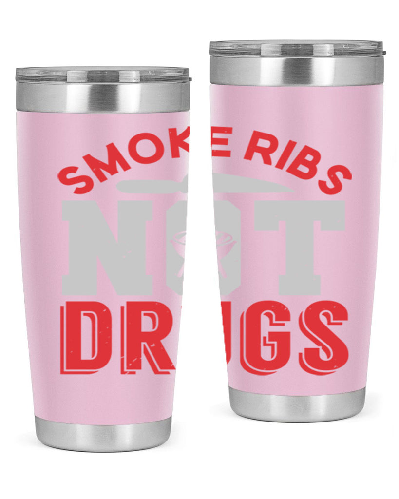 smok ribs not drugs 13#- bbq- Tumbler