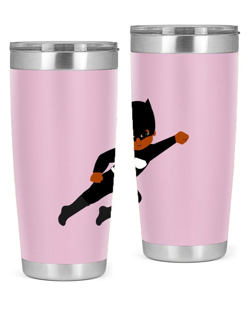 super kid 12#- black men - boys- tumbler