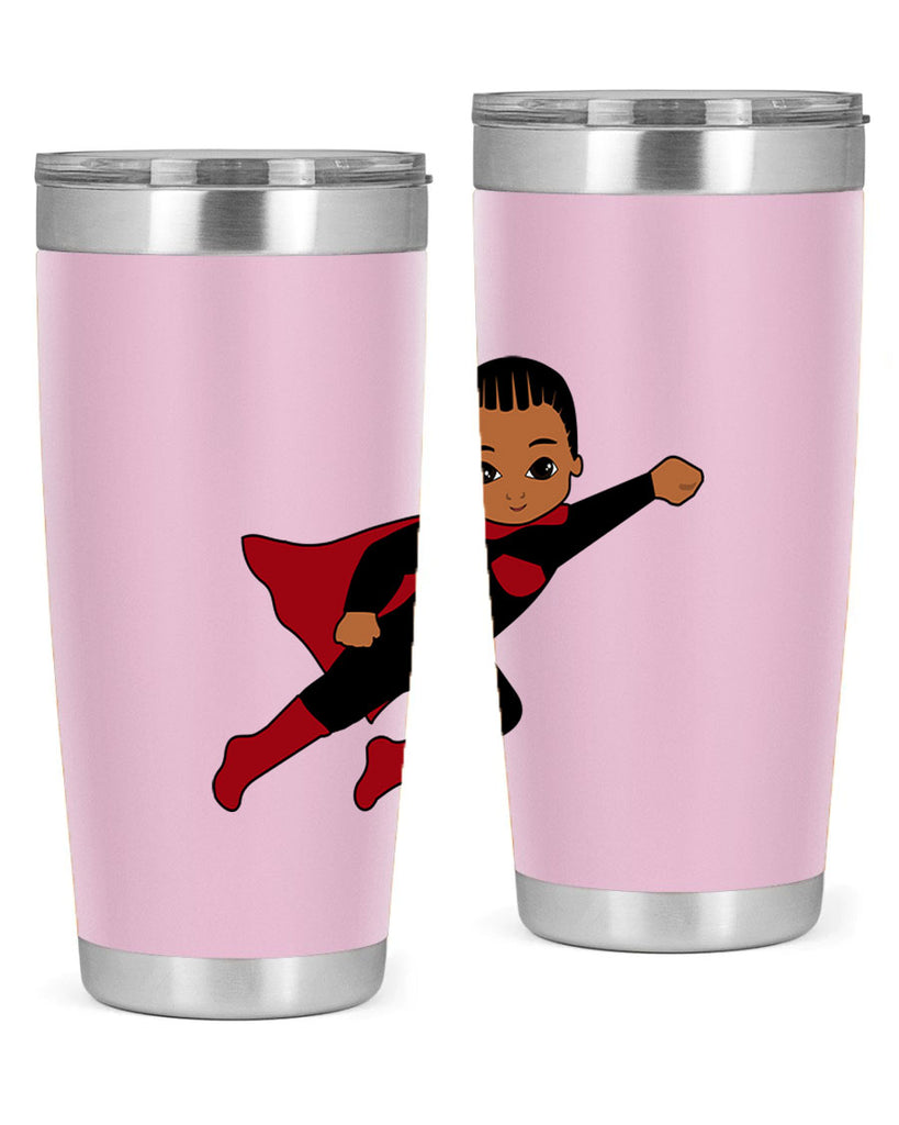 super kid 16#- black men - boys- tumbler