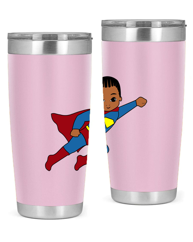 super kid 1#- black men - boys- tumbler