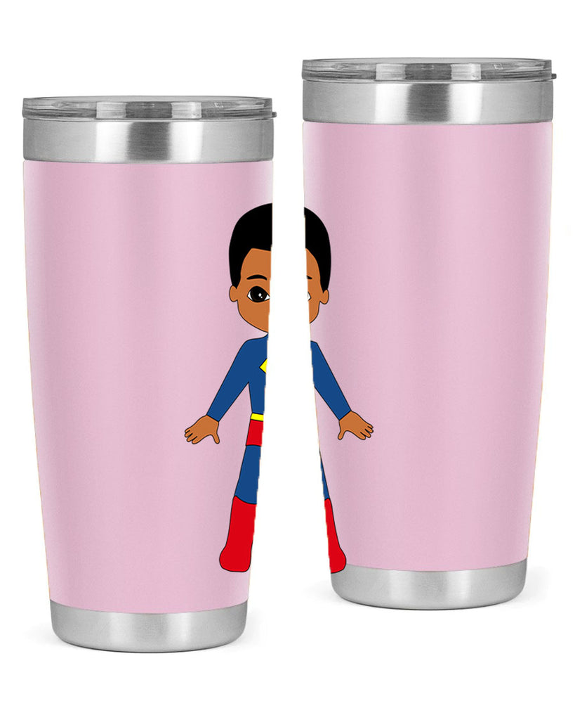 super kid 2#- black men - boys- tumbler