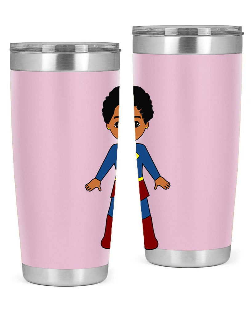 super kid 3#- black men - boys- tumbler