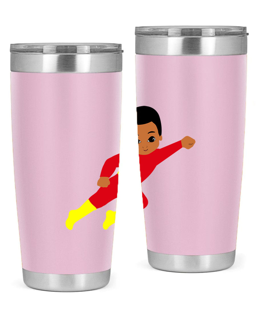 super kid 4#- black men - boys- tumbler