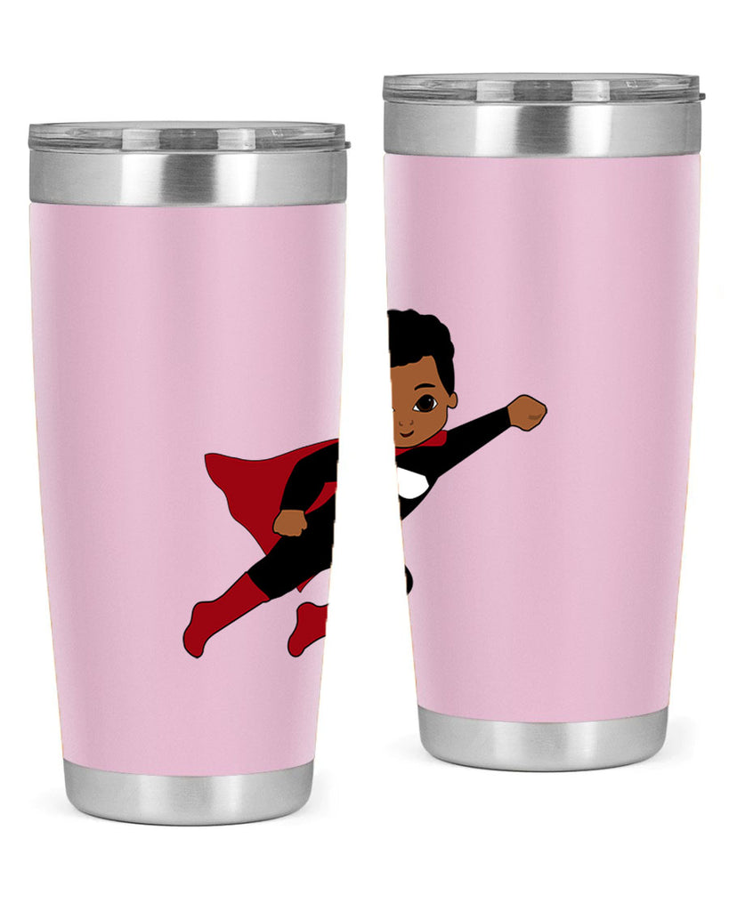 super kid 5#- black men - boys- tumbler