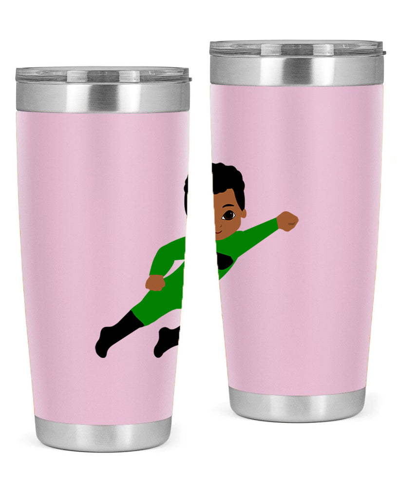 super kid 6#- black men - boys- tumbler